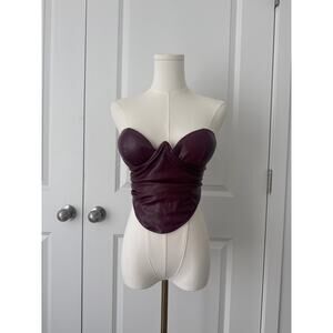 NWT Princess Polly Love Sculpt Bustier Dark Academia Vamp Romantic Baddie